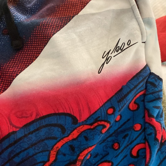 NWOT Yokohama Tadanori for UGG UNISEX Graphic print drawstring100% cotton shorts - Picture 2 of 8